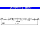 ATE Handbremsseil Seilzug Festellbremse 24.3727-0303.2 ATE Handbremsseil Seilzug Festellbremse 24.3727-0303.2