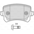 VALEO Bremsbeläge 601700