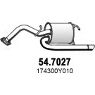 Endschalldämpfer | DAIHATSU Charade,TOYOTA 11 | 54.7027