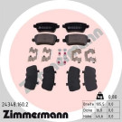 ZIMMERMANN Bremsbeläge