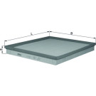 MAHLE Luftfilter LX 2065/1