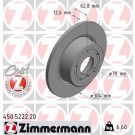 ZIMMERMANN Bremsscheibe | 450.5222.20