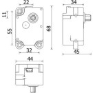 MAHLE Stellelement, Mischklappe AA 71 000P
