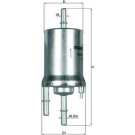 MAHLE Kraftstofffilter | KL 156/1