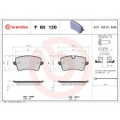 BREMBO Bremsklötze HA | AUDI A8 09 | P 85 120