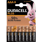 5000394141179 Duracell Plus AAA (MN2400/LR03) CP8