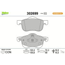 VALEO Bremsbeläge 302699
