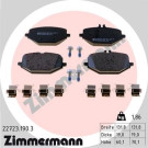 ZIMMERMANN Bremsbelagsatz, Scheibenbremse