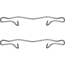 Zubehörsatz, Scheibenbremsbelag MERCEDES E 14 1987474470