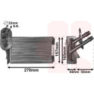 VAN WEZEL Wärmetauscher, Innenraumheizung 58006173