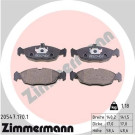 ZIMMERMANN Bremsbeläge