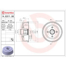 BREMBO Bremstrommel | 14.E311.50