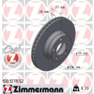 11 481 025 Sport Bremsscheibe VA Sport | BMW E38 94 | 150.1279.52