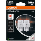 W21/5W LEDriving SL Red 12V Blister 2 Stück OSRAM