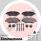 ZIMMERMANN Bremsbelagsatz, Scheibenbremse | 29192.210.1