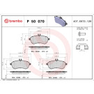 BREMBO Bremsbelagsatz, Scheibenbremse | P 50 070