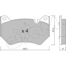 CIFAM Bremsbelagsatz, Scheibenbremse 822-1170-0