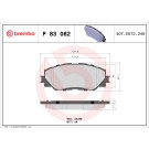 BREMBO Bremsklötze VA | TOYOTA Auris, Corolla 00-18 | P 83 082