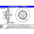Bremsscheibe | 24.0128-0323.1