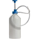 SW-Stahl Mehrzweckpumpe 1 Liter | mit 500 mm Schlauch und Einfüllhaken | 24002L