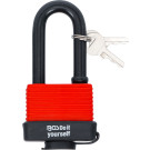 BGS Vorhängeschloss hoher Bügel 50 mm wasserabweisend BGS Do it yourself 85807