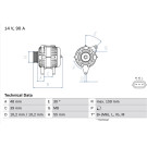 Lichtmaschine | TOYOTA Yaris | 0 986 049 211