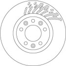 Bremsscheibe Citroen P. C4 1.2-2.0 13- beschichtet | DF6657