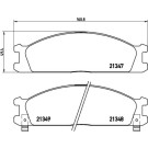 BREMBO Bremsklötze VA | FORD Maverick 93-98 | P 24 026