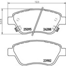 BREMBO Bremsklötze VA | OPEL Adam 12 | P 59 081