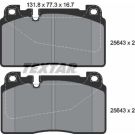 Bremsbelagsatz Audi P. A6/A7/Q5 2.0-3.0 Tdi 12 2564301