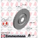 ZIMMERMANN Bremsscheibe 440.3124.20 Coat Z