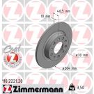 ZIMMERMANN Bremsscheibe 110.2221.20 Coat Z