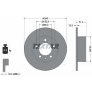 Bremsscheibe Renault T. Master 10- Fwd 92228700