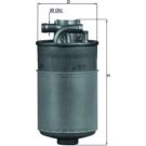 MAHLE Kraftstofffilter KL 154