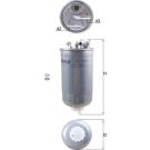 MAHLE Kraftstofffilter KL 147/1D