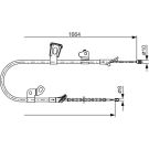 Handbremsseil li TOYOTA Yaris 1987482219