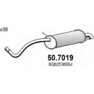 Endschalldämpfer SEAT,SKODA,VW 99 50.7019