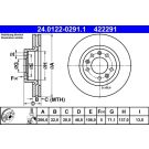 Bremsscheibe 24.0122-0291.1