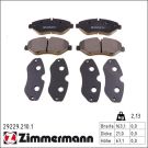 ZIMMERMANN Bremsbeläge 29229.210.1