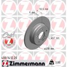 ZIMMERMANN Bremsscheibe 400.1412.20 Coat Z
