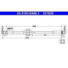Bremsschlauch 24.5103-0446.3