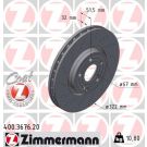 15 481 188 Bremsscheibe VA 400.3676.20