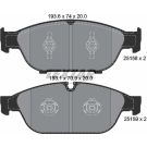 Bremsbelagsatz Audi S. A6 09-/A8 09- Scheibe 356Mm 2515802