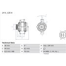 Lichtmaschine 0 986 082 050
