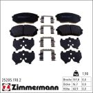 ZIMMERMANN Bremsbeläge 25205.170.2