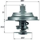 Thermostateinsatz mit Dichtung AUDI 1.9-2.3i -95 /2.5TDI 01 BEHR TX 25 87D