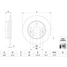 BOSCH Bremsscheibe 0 986 479 H61 BOSCH Bremsscheibe 0 986 479 H61