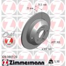ZIMMERMANN Bremsscheibe 320.3807.20