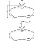 BREMBO Bremsklötze VA P 23 023