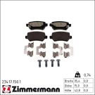 ZIMMERMANN Bremsbeläge 23417.150.1